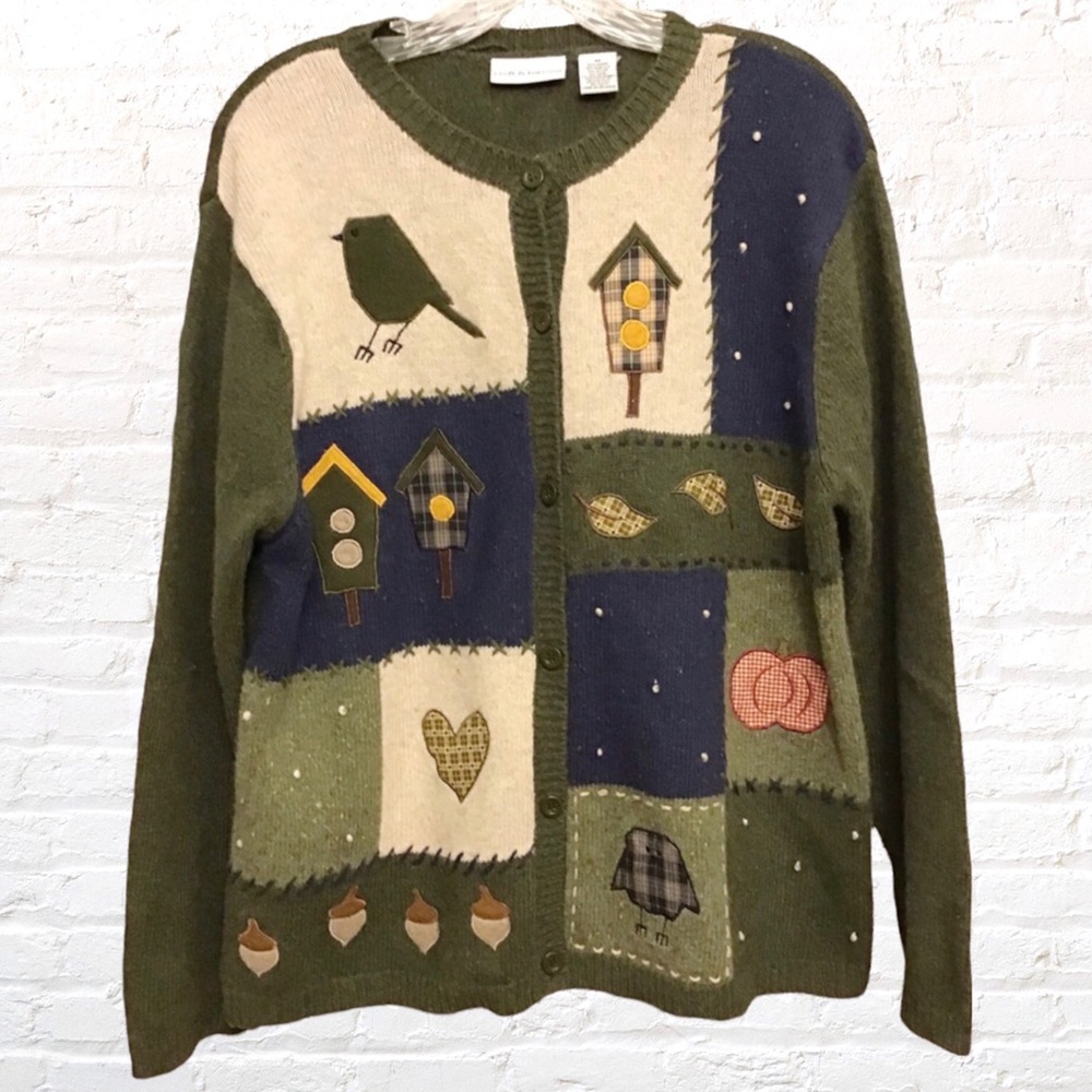 Vintage Ugly Fall Halloween Thanksgiving Sweater